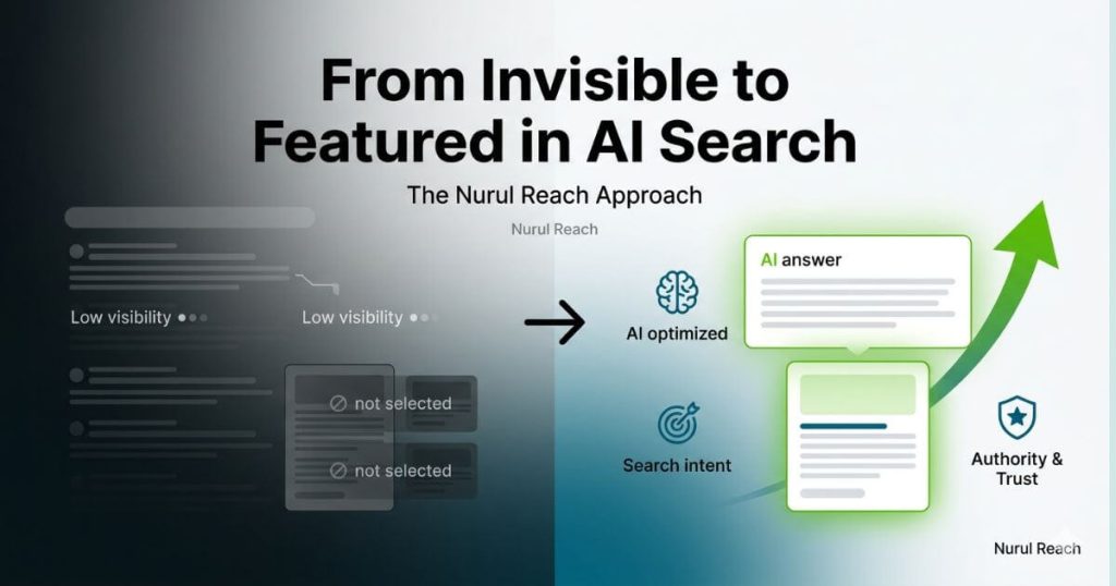 How Nurul Reach Helps Businesses Get Featured in AI Search