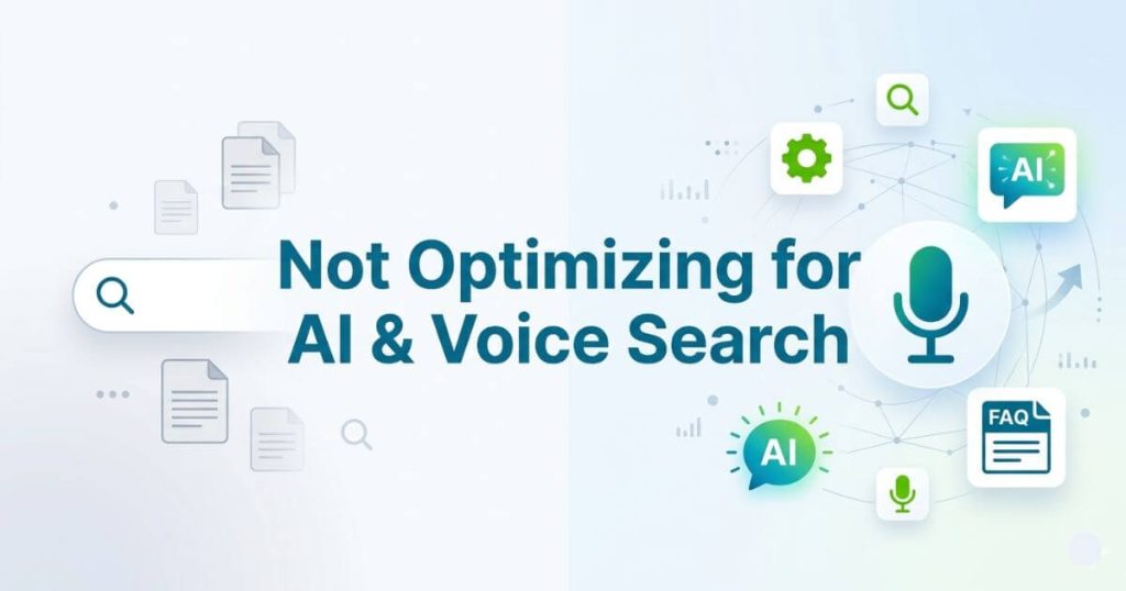 Not Optimizing for AI & Voice Search