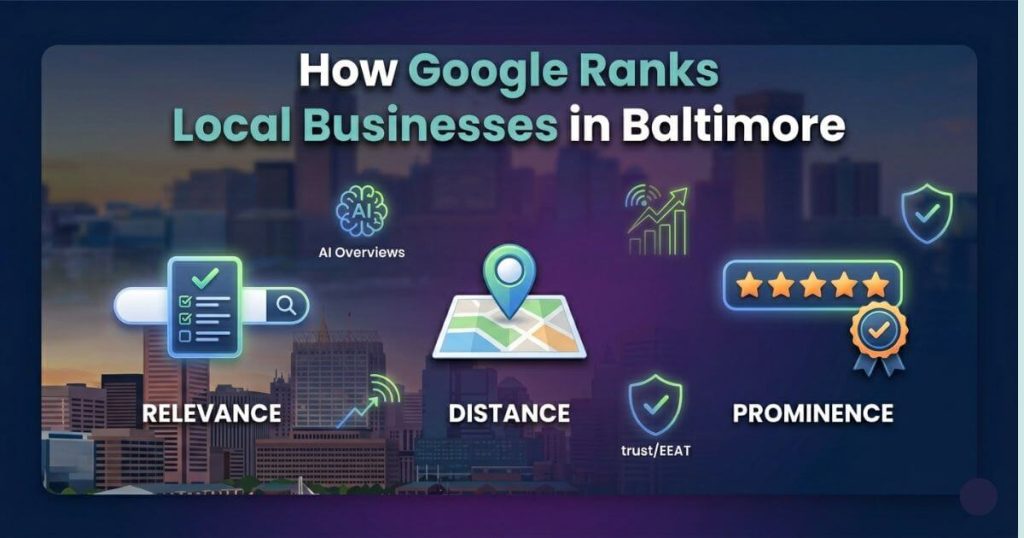 How Does Google Rank Local Businesses in Baltimore?